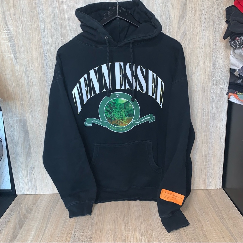 Rare Justin timberlake X Heron Preston MOTW Tour hoodie